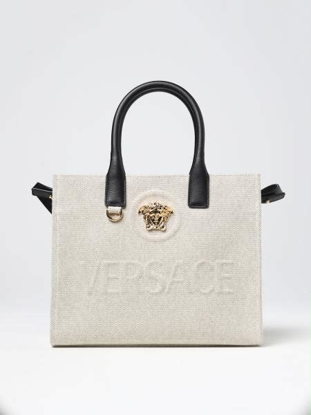 borsa versace logo cerchio|Handbags for Women .